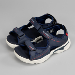 3-1000-B02 Син 32-1,33-1,34-1,35-1,36-1,37-1 Nordman Flexy Туфли Повсед Сандалии Иск.мат, Текстиль, ПУ (100% ПУ) Лето Муж