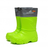 3-110-G05 Лайм МОНО 32/33-8 Nordman Kids Сапоги Повсед Веллингтон ЭВА, Чул.иск.мех, ЭВА В/О Муж