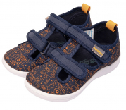 2-749-P03 Синий с принтом МОНО 31-8 Nordman Stars П/ботинки Повсед Сандалеты Текстиль, Текстиль, ПУ (100% ПУ) Лето Муж