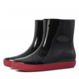 6-133-D04 Черный/красный МОНО 36-10 Nordman Alida П/сапоги Повсед Веллингтон ПВХ, Чул.Флис, ПВХ (100% ПВХ) В/О жен