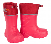 4-109-R02 Крас МОНО 36/37-8 Nordman Kids Сапоги Повсед Веллингтон ЭВА, Чул.вшит.иск.мех, ЭВА В/О жен