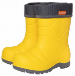 1-912-E03 Желтый, подошва серая 24/25-2,25/26-3,26/27-3 Nordman Flash Сапоги Повсед Веллингтон ЭВА, Чул.Флис, ПУ (100% ПУ) В/О жен
