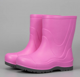 1-2077-R04 Розовый, подошва серая МОНО 22/23-10 Nordman Rocket Сапоги Повсед Веллингтон ЭВА, Без подклада, ПУ (100% ПУ) В/О жен