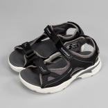 3-1000-D01 черный-серый 32-1,33-1,34-1,35-1,36-1,37-1 Nordman Flexy Туфли Повсед Сандалии Иск.мат, Текстиль, ПУ (100% ПУ) Лето Муж