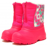 1-016-R02 Красный принт/красный 20/21-2,22/23-2,24/25-2,26/27-2 Nordman Joy П/сапоги Повсед Сноубутсы Иск.мат, Нат.шерсть, ЭВА Зима жен