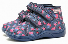 131065-03 Синий с принтом 22-2,23-2,24-2,25-2,26-2 Nordman Stars Ботинки Повсед Дерби Текстиль, Текстиль, ПУ (100% ПУ) Лето жен