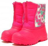 2-016-R02 Красный принт/красный 28/29-4,30/31-4 Nordman Joy П/сапоги Повсед Сноубутсы Иск.мат, Иск.мех, ЭВА Зима жен