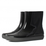 6-132-D03 Чёр и сер МОНО 38-10 Nordman Alida П/сапоги Повсед Веллингтон ПВХ, Без подклада, ПВХ (100% ПВХ) В/О жен