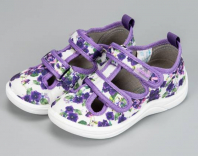 1-749-P08 белый/фиолетовый 22-1,23-1,24-2,25-2,26-2 Nordman Stars П/ботинки Повсед Сандалеты Текстиль, Текстиль, ПУ (100% ПУ) Лето жен