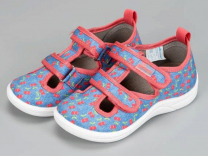 2-749-P07 Голубой с принтом 27-2,28-2,29-2,30-1,31-1 Nordman Stars П/ботинки Повсед Сандалеты Текстиль, Текстиль, ПУ (100% ПУ) Лето Муж