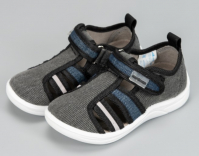 2-751-D03 Серый/синий 27-2,28-2,29-2,30-1,31-1 Nordman Stars П/ботинки Повсед Сандалеты Текстиль, Текстиль, ПУ (100% ПУ) Лето Муж