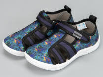 1-752-P08 Фиолетовый с принтом 22-1,23-1,24-2,25-2,26-2 Nordman Stars П/ботинки Повсед Сандалеты Текстиль, Текстиль, ПУ (100% ПУ) Лето жен