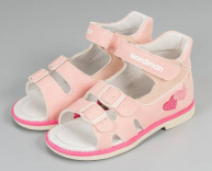 1-1145-R01 Светло-розовый 22-1,23-1,24-2,25-2,26-2 Nordman Boom Туфли Орто/проф Сандалеты Иск.мат, Кожподклад, ТЭП (100% ТЭП) Лето жен