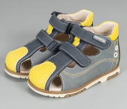 1-1146-B01 Син 22-1,23-1,24-2,25-2,26-2 Nordman Boom П/ботинки Орто/проф Сандалеты Иск.мат, Кожподклад, ТЭП (100% ТЭП) Лето Муж