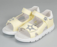 2-1131-E02 Жёл 27-2,28-2,29-2,30-1,31-1 Nordman Boom Туфли Повсед Сандалеты Иск.мат, Кожподклад, ТЭП (100% ТЭП) Лето жен