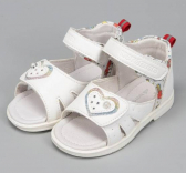 1-2014-W01 Бел 22-1,23-1,24-2,25-2,26-2 Nordman Boom Туфли Повсед Сандалеты Иск.мат, Кожподклад, ТЭП (100% ТЭП) Лето жен