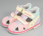 1-1128-R01 Розово-сиреневый 22-1,23-1,24-2,25-2,26-2 Nordman Boom Туфли Орто/проф Сандалеты Иск.мат, Кожподклад, ТЭП (100% ТЭП) Лето жен