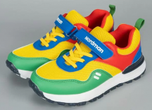 3-2219-E01 Желто-зеленый 32-2,33-2,34-2,35-2 Nordman Jump П/ботинки Актив.отдых Кроссовки Иск.мат, Текстиль, ЭВА В/О Муж