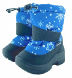 1-012-Р07 Васильковые со снежинками,Rip-stop МОНО 22-8 Nordman Mini П/сапоги Повсед Дутики Иск.мат, Нат.шерсть, ПУ (100% ПУ) Зима Муж