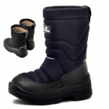 2-047-D01 Чёр МОНО 28-10 Nordman Lumi П/сапоги Повсед Дутики Иск.мат, Нат.шерсть, ПУ (100% ПУ) Зима Муж