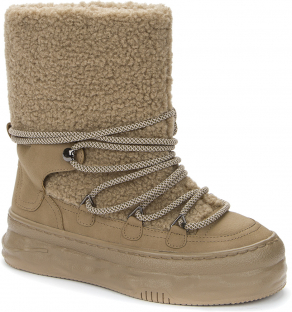 538101/11-01 Т.бежевый 33-1,34-1,35-1,36-2,37-2,38-1 Keddo П/сапоги Повсед Дутики Иск.мат, Нат.шерсть, ТЭП Зима жен