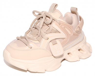 E17799 абрикос 32-1,33-1,34-2,35-2,36-1,37-1 Капитошка П/ботинки Актив.отдых Кроссовки Иск.мат, Текстиль, Резина В/О жен