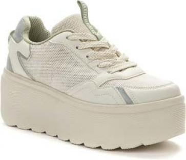 147564/10-03 офф-вайт 36-1,37-1,38-2,39-2,40-1,41-1 Grunberg П/ботинки Повсед Кроссовки Иск.мат, Текстиль, EPR облегченная резина В/О жен