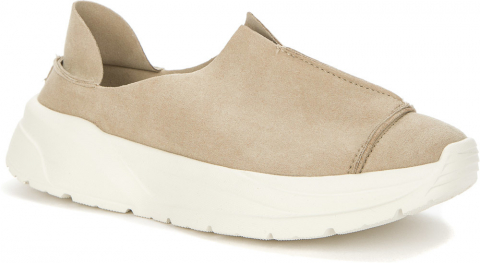 147575/07-05 Беж 36-1,37-1,38-2,39-2,40-1,41-1 Grunberg П/ботинки Актив.отдых Слипоны Текстиль, Без подклада, EPR облегченная резина Лето жен