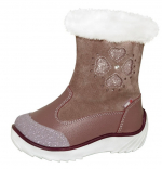 м 3-1543 лавандовый 24-2,25-2,26-2 Лель П/сапоги Повсед Веллингтон Нат.кожа, Нат.мех, ТЭП Зима жен