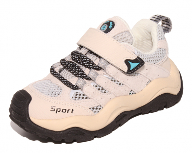 E18090 Беж 32-1,33-1,34-2,35-2,36-1,37-1 Капитошка П/ботинки Актив.отдых Кроссовки Иск.мат, Без подклада, ЭВА Лето Муж