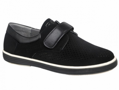 41-0300BS Чёр 29-4,30-4,31-4 Indigo kids П/ботинки Школа Дерби Иск.мат, Кожподклад, ТЭП Лето Муж