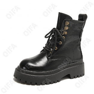 CC4177_888-1 Чёр 35-2,36-2,37-2,38-2,39-2,40-2,41-2,42-2 SF Su Fu Bai Ke Ботинки Повсед Дерби Иск.мат, Текстиль, Резина В/О жен