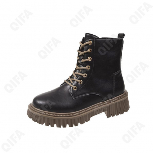 CC4177_819-1 Чёр 35-2,36-2,37-2,38-2,39-2,40-2 SF Su Fu Bai Ke Ботинки Повсед Дерби Иск.мат, Текстиль, Резина В/О жен