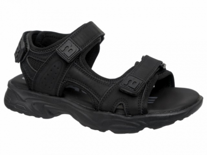227-2050EW Чёр 35-2,36-2,37-2,38-2,39-2 Indigo kids Туфли Повсед Сандалии Иск.мат, Текстиль, ЭВА Лето Муж