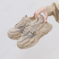 CC4137_JY-K819-3 Светло-коричневый 35-1,36-1,37-2,38-2,39-1,40-1 AVILA П/ботинки Повсед Кроссовки Иск.мат, Текстиль, Резина В/О жен