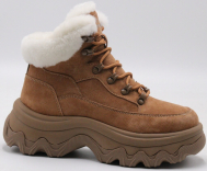 F8533-17 Кор 36-1,37-2,38-2,39-2,40-1 Strobbs Ботинки Повсед Оксфорд Нат.кожа, Нат.мех, ЭВА,Резина Зима жен