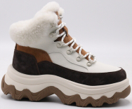 F8533-30 Чёр 36-1,37-2,38-2,39-2,40-1 Strobbs Ботинки Повсед Оксфорд Иск.мат, Нат.мех, ЭВА,Резина Зима жен