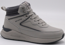 F8536-12 Сер 36-1,37-2,38-2,39-2,40-1 Strobbs Ботинки Актив.отдых Кроссовки Иск.мат, Нат.шерсть, ЭВА,Резина,ТПУ вставка Зима жен