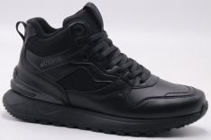 C9424-3 Чёр 41-1,42-2,43-2,44-2,45-1 Strobbs Ботинки Повсед Оксфорд Иск.мат, Нат.шерсть, ЭВА,Резина,ТПУ вставка Зима Муж