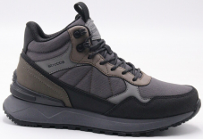 F8507-1 Сер 36-1,37-2,38-2,39-2,40-1 Strobbs Ботинки Актив.отдых Кроссовки Иск.мат, Нат.шерсть, ЭВА,Резина,ТПУ вставка Зима Муж