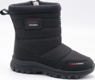 N1916-3 Чёр 31-1,32-1,33-2,34-2,35-2 Strobbs П/сапоги Повсед Дутики Иск.мат, Иск.шерсть, ТПР Зима Муж