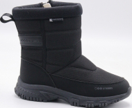 N1915-3 Чёр 31-1,32-1,33-2,34-2,35-2 Strobbs П/сапоги Повсед Дутики Иск.мат, Иск.шерсть, ТПР Зима Муж