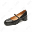 CC4419_D2-6656-1 Чёр 36-1,37-1,38-2,39-1,40-1 AVILA Туфли Повсед Mary Jane Нат.кожа, Кожподклад, Резина Лето жен