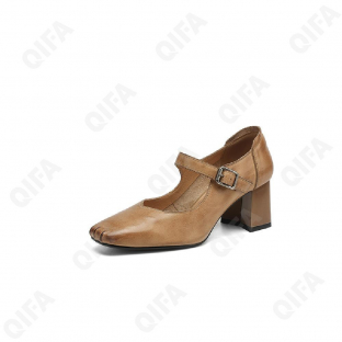 CC4419_D2-6630-3 Светло-коричневый 36-1,37-1,38-2,39-1,40-1 AVILA Туфли Повсед Mary Jane Нат.кожа, Кожподклад, ТПР (TPR-Термопластичная резина) Лето ж