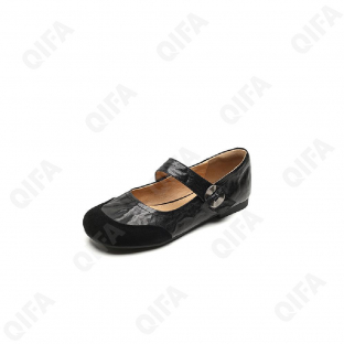 CC4419_D8-3038-1 Чёр 36-1,37-1,38-2,39-1,40-1 AVILA Туфли Повсед Mary Jane Нат.кожа, Кожподклад, ТПР (TPR-Термопластичная резина) Лето жен