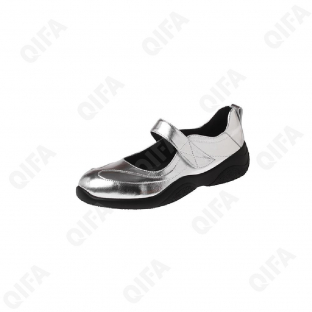 CC4419_D6-82268-2 Сереб 36-1,37-1,38-2,39-1,40-1 AVILA Туфли Повсед Mary Jane Нат.кожа, Кожподклад, Резина Лето жен