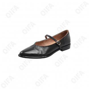 CC4419_D6-82235-1 Чёр 36-1,37-1,38-2,39-1,40-1 AVILA Туфли Повсед Mary Jane Нат.кожа, Кожподклад, Резина Лето жен