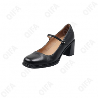 CC4419_D6-82213-1 Чёр 36-1,37-1,38-2,39-1,40-1 AVILA Туфли Повсед Mary Jane Нат.кожа, Кожподклад, Резина Лето жен