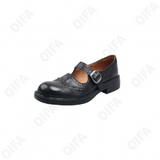 CC4419_D6-82260-1 Чёр 36-1,37-1,38-2,39-1,40-1 AVILA Туфли Повсед Mary Jane Нат.кожа, Кожподклад, Резина Лето жен