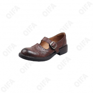 CC4419_D6-82260-2 Темно-коричневый 36-1,37-1,38-2,39-1,40-1 AVILA Туфли Повсед Mary Jane Нат.кожа, Кожподклад, Резина Лето жен